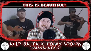Alip Ba Ta x Tomy Violin 🇮🇩 - Munajatku | AMERICAN RAPPER REACTION!