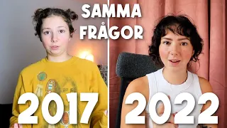 SVARAR PÅ SAMMA FRÅGOR 5 ÅR SENARE