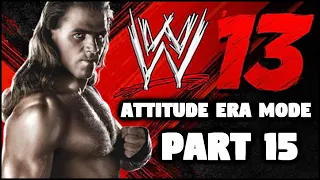 WWE 13 - Attitude Era Mode - Part 15 - Stone Cold Steve Austin Vs Shawn Michaels