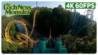 Loch Ness Monster backrow on-ride 4K POV @60fps - Busch Gardens Williamsburg VA