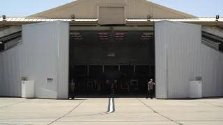 F-35A Lightning II 'Aggressor' Paint Barn Reveal at Nellis AFB