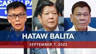 UNTV: HATAW BALITA |  September 7, 2023