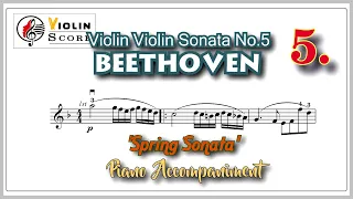 Beethoven Violin Sonata No.5 "Spring Sonata" Piano Accompaniment