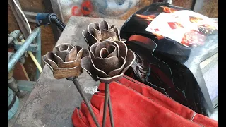 How to make metal roses