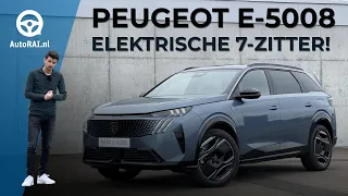 PEUGEOT E-5008 (2024), een 7-ZITS elektrische familie-SUV - WALKAROUND - AutoRAI TV