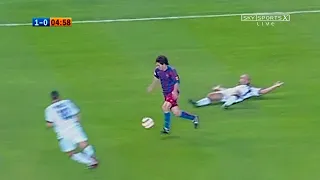 Messi Masterclass vs Osasuna 2005 - 18 Years Old (English Commentary)