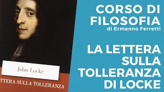 La Lettera sulla tolleranza di Locke