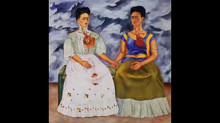 Frida Kahlo - Las dos Fridas (The Two Fridas) Art interpretation and explanation