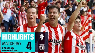 Highlights Real Sporting vs Burgos CF (2-1)