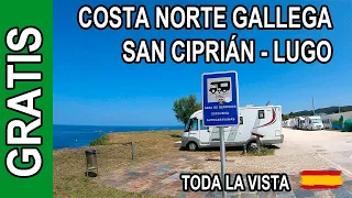 San Ciprián - Galicia en Autocaravana 🇪🇸 Área Gratuita