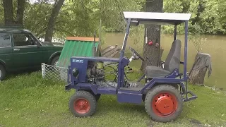 Самодельный минитрактор/Home-made mini-tractor