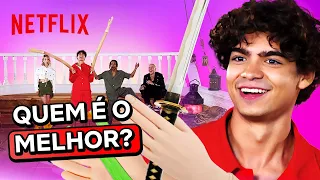 Elenco de ONE PIECE: A Série TENTA trocar suas habilidades | Netflix Brasil