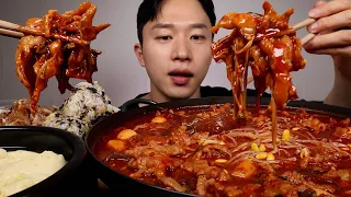 ASMR MUKBANG SPICY CHICKEN FEETS EATING SHOW