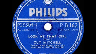 1953 Guy Mitchell - Look At That Girl (#1 UK Hit)