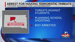 One person arrested after terroristic threats