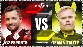 G2 Esports vs Team Vitality // Gamers8 featuring CS:GO // Semifinals