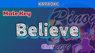 Believe by Cher (Karaoke : Male Key)