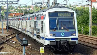 Cab ride Time lapse of RER A on the Paris Suburb (Marne la Vallée Disneyland / Paris / St-Germain)