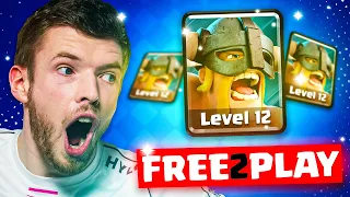 😱🔥ELITEBARBAREN auf LEVEL 12 im TRYMACS F2P PROJEKT... (es wird ehrenlos) | Clash Royale Deutsch