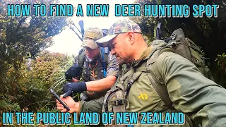 How to find a new deer hunting spot in the public land of New Zealand