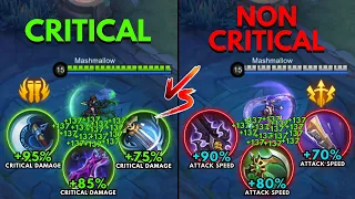 Hanabi Critical Build vs Hanabi Non-Critical Build