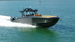 Midnight Express 43’ Open Carbon Edition Powered By Quint 450R’s Mercury Marine