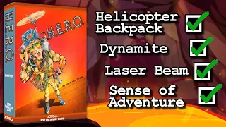 Atari 2600 H.E.R.O. - Can You Help "Roderick Hero" Save the Trapped Miners?