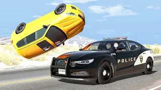 Police Chases With Traffic #2 - BeamNG Drive Car Crashes | CrashBoomPunk