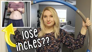 MY RESULTS - Trying the viral WEIGHTED HULA HOOP trend for a week | Losing inches from Waist??