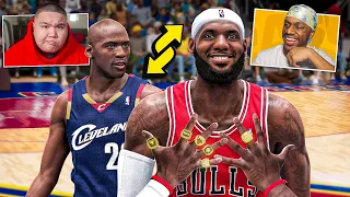 We Swapped LeBron & Jordan's NBA Careers