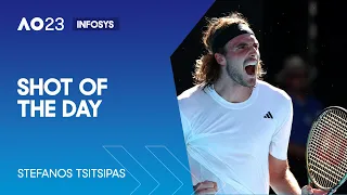 Stefanos from the clouds | Infosys Shot of Day 12 | Australian Open 2023