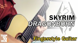 SKYRIM: Dragonborn Theme - Elder Scrolls V - Classical Fingerstyle Guitar Cover