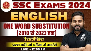 SSC EXAMS 2024 | ONE WORD SUBSTITUTION -2 | SSC EXAM PREPARATION 2024 | ENGLISH BY SANDEEP SIR