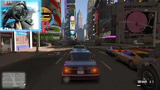 1987 Mercedes 560 Sec Gta 5 New York (Liberty City) map mod [Steering Wheel Gameplay]