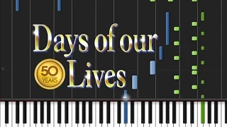 Days of our Lives - Theme Song [Synthesia Tutorial]