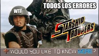 Los errores WTF de: Starship Troopers (1997)