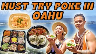 MUST TRY POKE IN OAHU HAWAII | Best Poke from Locals | Hawaiian Food Tour