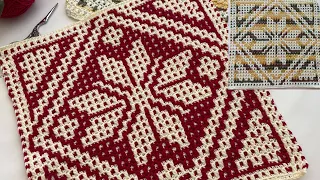 New Trend in Crochet; Mosaic Motifs with Modern Touches to Traditional Patterns