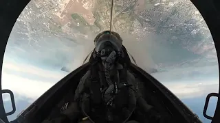 Bad ass female fighter pilot.