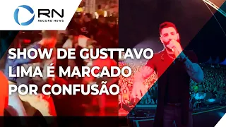 Show de Gusttavo Lima em Brasília é marcado por confusão