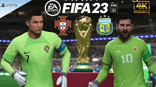 RONALDO vs MESSI, PORTUGAL vs ARGENTINA, FIFA 23, PS5, 4K