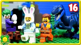 Lego Movie 2 Stop Motion Videos #16 | Lego Easter Egg Hunt Raptor