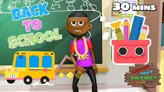 Back To School | First Day Of School + More Nursery Rhymes & Kids Songs @whatsthatrhyme