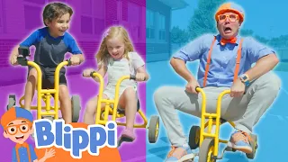 Blippi's Ultimate Playground Race! | Blippi & Meekah Challenges and Games for Kids