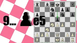 #19 Сицилианская защита за белых. Вариант Найдорфа 9... e7 - e5