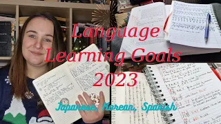 Language Learning Goals 2023 #languagelearning #goals2023