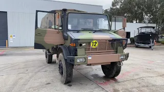 Unimog 4x4 Cargo + Crane - ARN: 38712