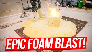 You MUST SEE This MUSHROOM Cloud FOAM EXPLOSION  !!! Satisfying Carpet Cleaning ASMR