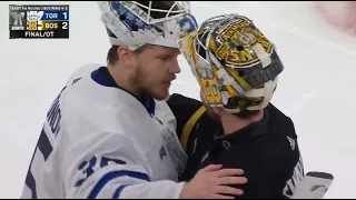 Maple Leafs, Bruins shake hands / 4.05.2024