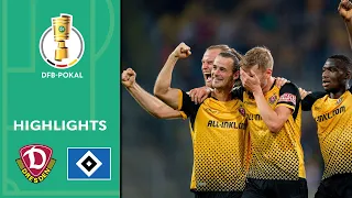 Dynamo Dresden vs. Hamburger SV 4-1 | Highlights | DFB-Pokal 2020/21 | 1st Round